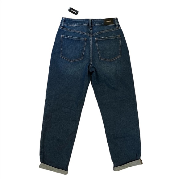 Express NWT Mid-Rise Boyfriend jeans sz 4 - Picture 2 of 5